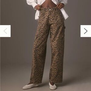 Damson Madder Leopard Dion Cargo Jeans | NWT